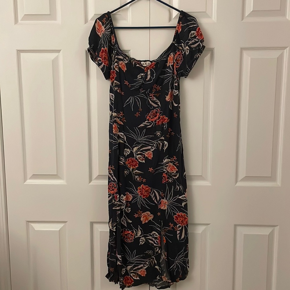 Long floral Roxy dress